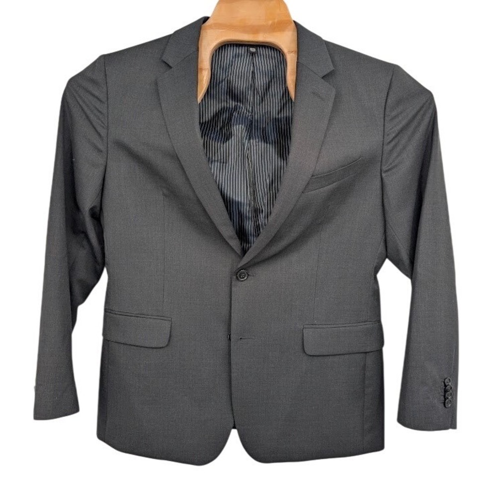 Banana Republic‎ Marzotto Italian Super 120s Wool Suit Set Grey 40S/32 Standard